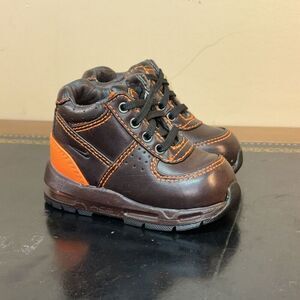 Nike Air Max Goadome ACG Boots Orange Dark Cinder Td Toddler Baby Boy Size 4.5C